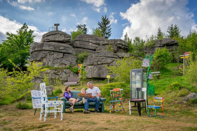 Das "Wohnzimmer im Freien" in Bad Traunstein