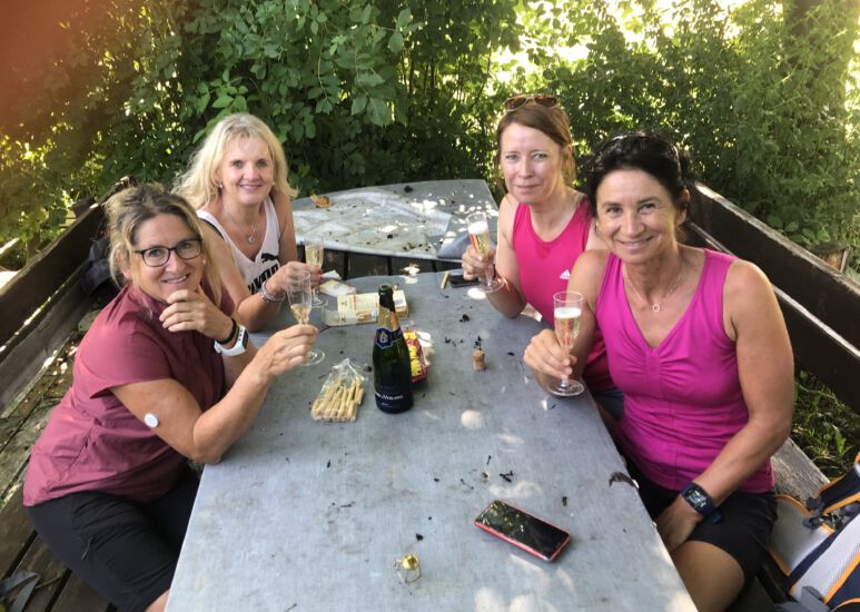 Champagner Genuss, als Dankeschön