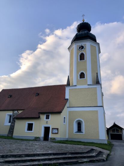 Ankunft - Kirche von Sallingberg